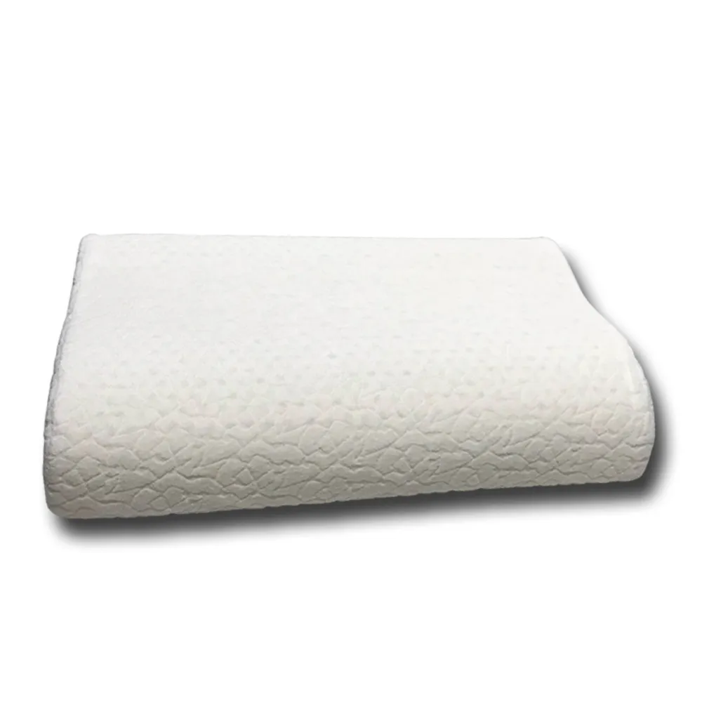 【金德恩】曲線型透氣舒眠乳膠枕63x41cm(彈性枕 透氣枕 乳膠枕 護頸枕 釋壓枕 枕頭)
