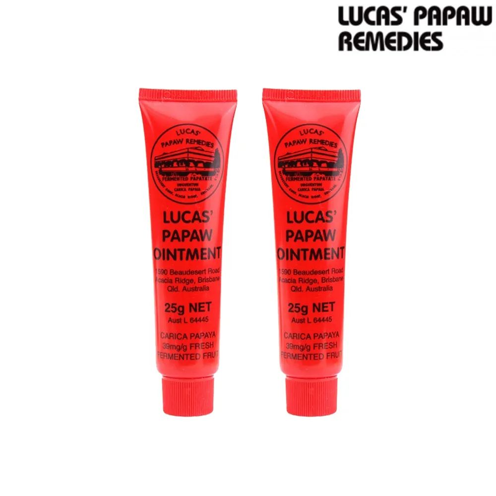 【Lucas 澳洲木瓜霜】買1送1木瓜霜神奇萬用霜25g(遊澳必買)