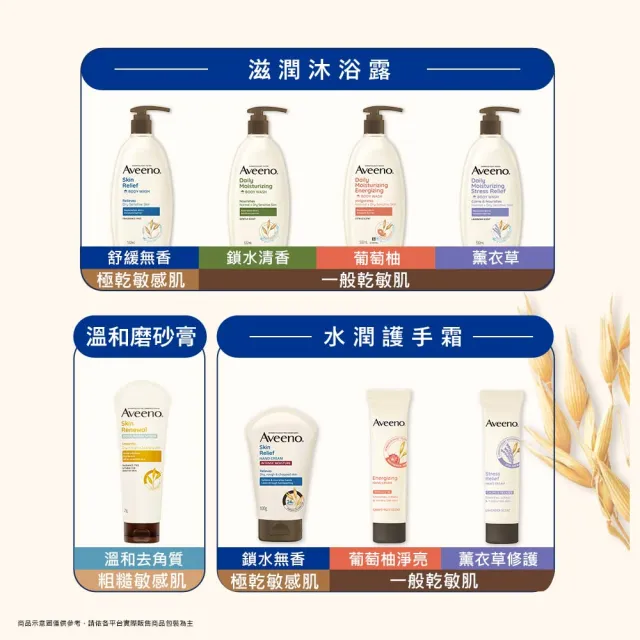 【Aveeno 艾惟諾】燕麥高效舒緩護手霜100gx3