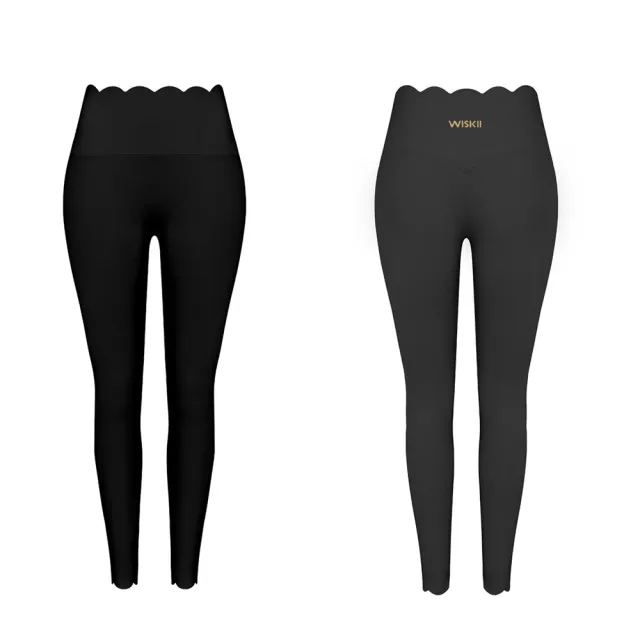 【WISKII】高腰波浪邊提臀緊身褲 HIGH-WAIST SCALLOP SCRUNCH LEGGING