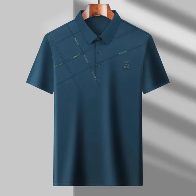 【巴黎精品】買一送一 多款快速出貨 POLO衫男短袖上衣內含真絲高彈力男裝(高爾夫球衫排汗a1ff52)
