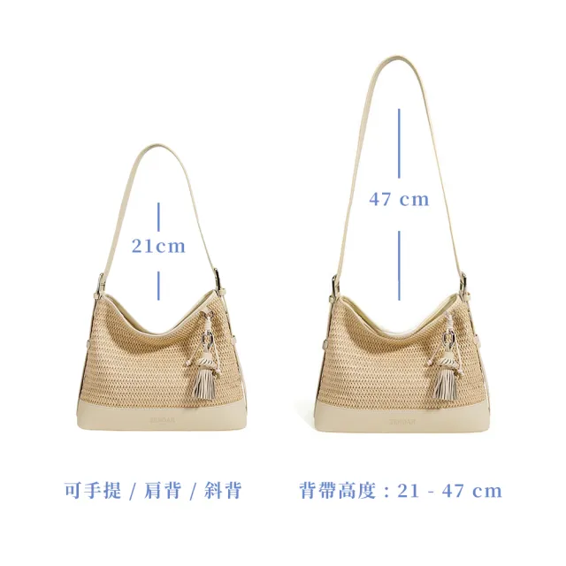 【ZENDAR】直播限定 限量1折 時尚編織肩背包 特蕾莎系列 全新專櫃展示品(2色)
