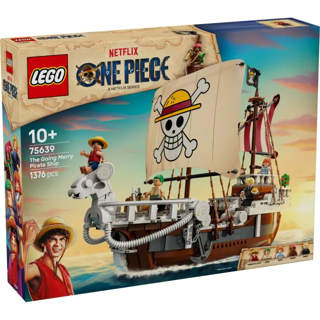 【LEGO 樂高】航海王系列 75639 前進梅利號海賊船(ONE PIECE 魯夫 居家擺設 禮物)