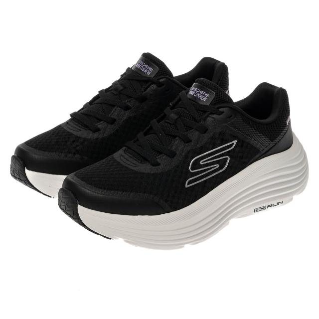 【SKECHERS】女鞋 慢跑系列 慢跑鞋 GO RUN MAX CUSHIONING ENDEAVOUR 寬楦款 (129470WBKW)