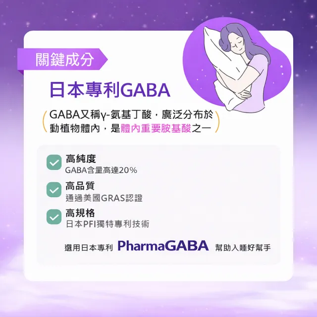 【寶齡富錦】鎂舒眠 GABA+鎂+芝麻素 8入組(60粒/盒-幫助入睡/平衡壓力)