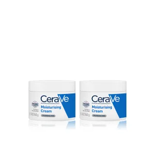 【CeraVe 適樂膚】期間限定特談雙入組★長效潤澤修護霜 340g X2(臉部身體乳霜)