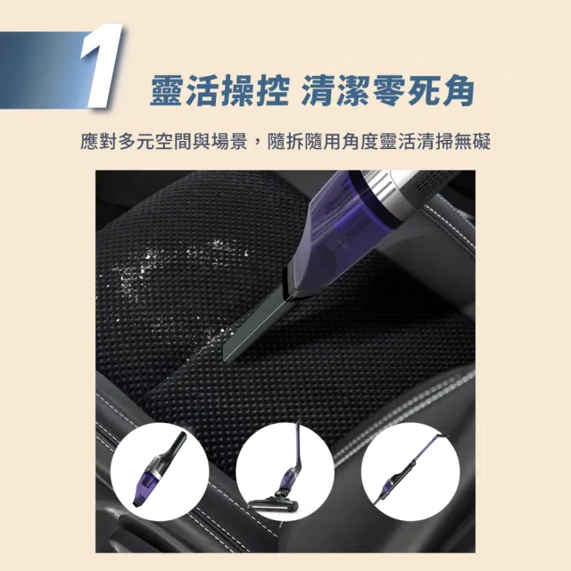 【Tefal 特福】X-trem compact二合一無線輕量手持/直立吸塵器-TY1238HT (法國銷售第一)