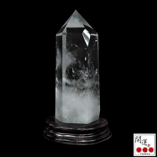 【開運方程式】天然巴西頂級白水晶柱W69一物一拍(白水晶柱的能量較尖銳集中快速)