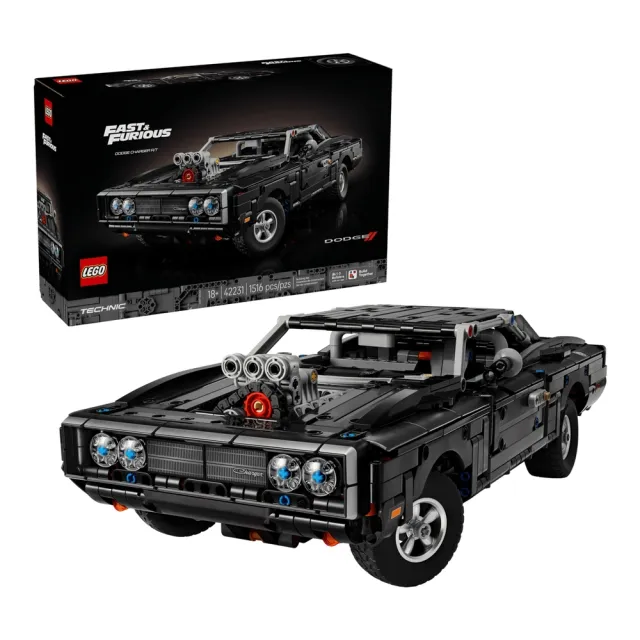 【LEGO 樂高】#42231 Technic 玩命關頭道奇ChargerR/T