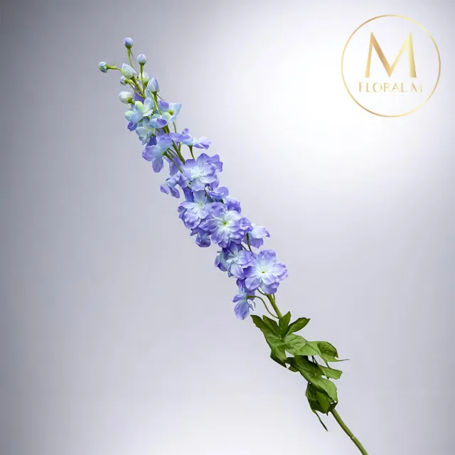 【Floral M】法式最美祝福大飛燕莫內紫仿真花花材1入組(人造花/仿真花/假花/花藝DIY/裝飾花材)