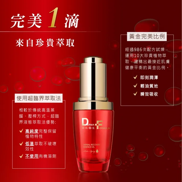 【DF 美肌醫生】植萃奇蹟修護精華油30mL