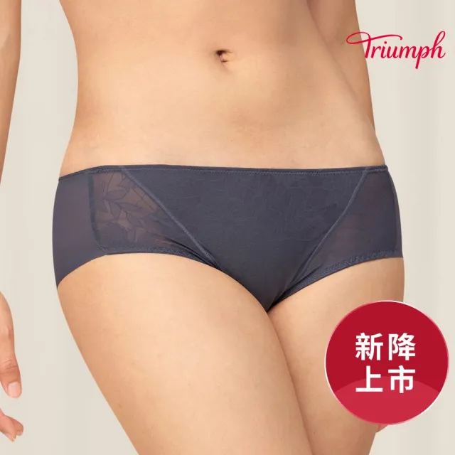 【Triumph 黛安芬】風格自在系列 無痕中腰平口內褲 M-EEL(深灰色)
