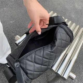 【MoonDy】雙11 包包女 包包 圓筒包 側背包 防水包 斜背包女 小包包 側背小包 斜肩包 菱格包 小
