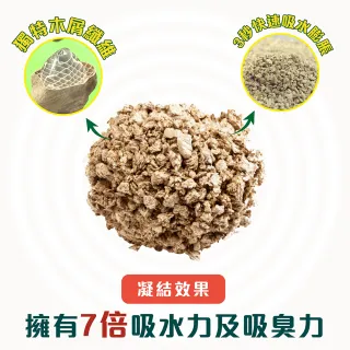 【CAT’S BEST 凱優】經典凝結木屑砂（紅標凝結型）5L/2.1kgx6入(貓砂/木屑砂/環保砂/杉木砂/松木砂)