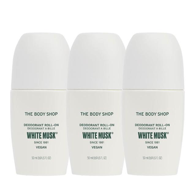 【THE BODY SHOP 美體小舖】白麝香清新體香組(50ML*3)
