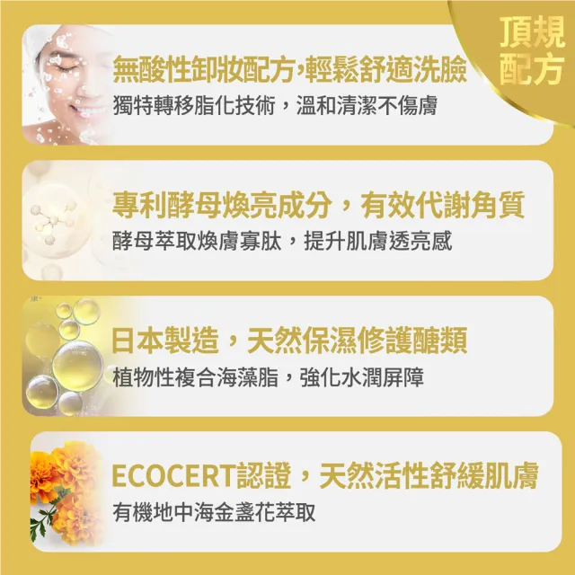 【FJ 豐傑生醫】金盞花淨膚洗卸蜜-150ml/瓶x2入(深層清潔ｘ洗卸合一)