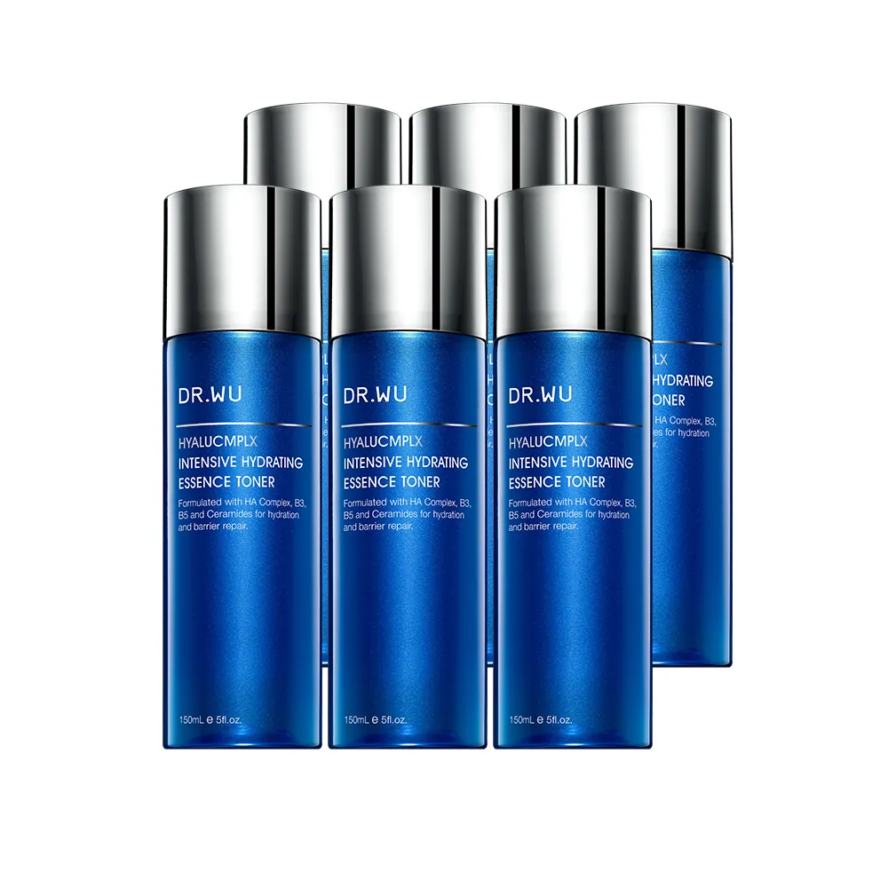 【DR.WU 達爾膚】玻尿酸保濕精華化妝水150ML(經典款 6入組)