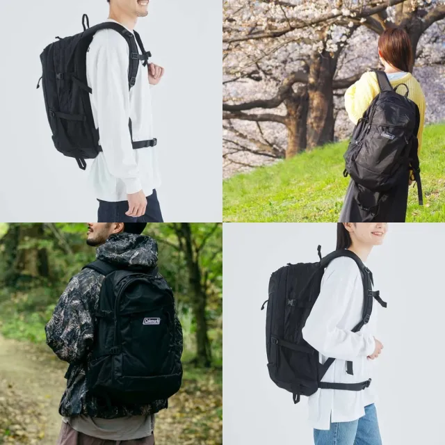 【Coleman】日本版 新版 健行者 Walker 33 大型 黑色 尼龍 防水 女包 男包 背包 書包 旅行 登山 後背包