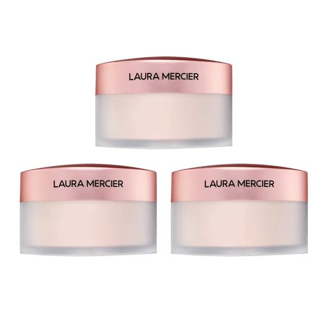 【LAURA MERCIER 蘿拉蜜思】煥顏透明蜜粉 Rose 29gx3入 (國際航空版)