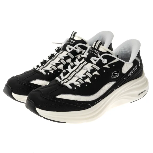 【SKECHERS】男鞋 休閒系列 休閒鞋 瞬穿舒適科技 CONTOUR FOAM - COZY FIT (232642BKW)