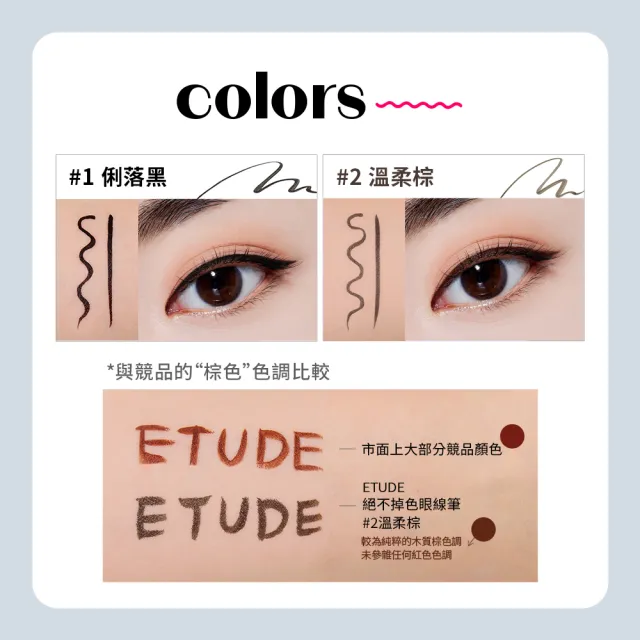 【ETUDE】官方直營 絕不掉色眼線筆