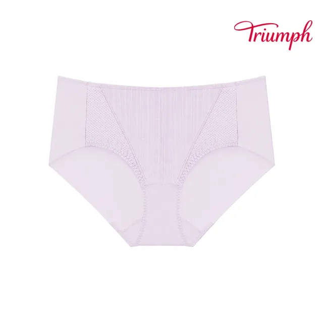 【Triumph 黛安芬】風格自在系列 涼感無痕中腰平口內褲(霧薰紫)