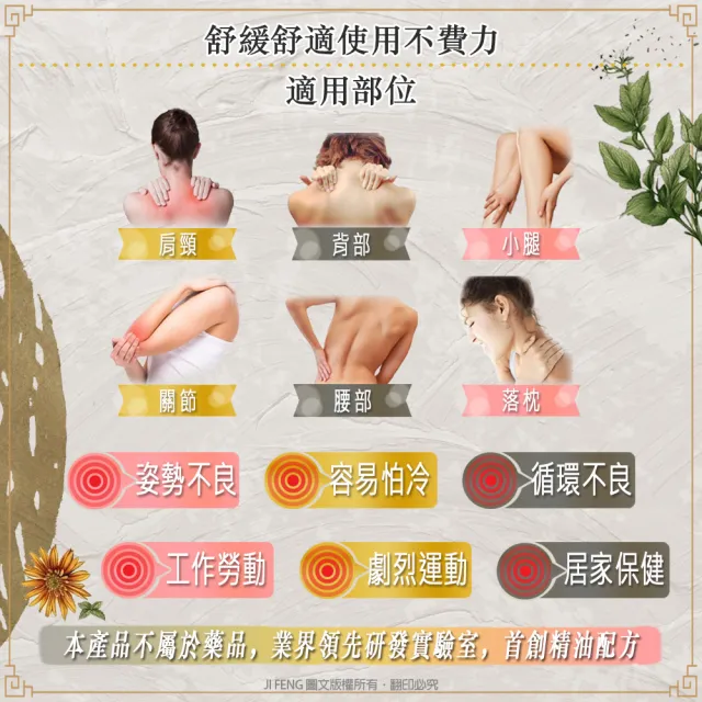 【金牌】漢宮-遠紅外線葡萄糖胺超大精油貼布(量販包) 5入(共50片)