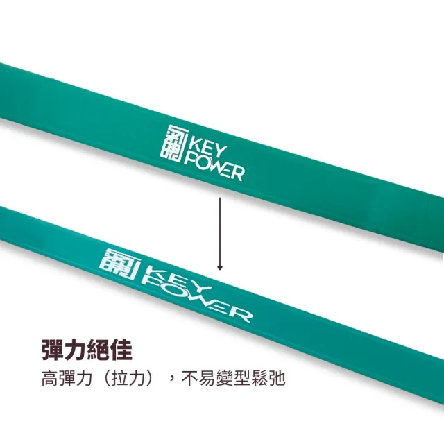 【KEY POWER 氣魄】台灣製 彈力帶 22kg/50磅｜附厚網袋(天然橡膠.無化學味.彈力繩)