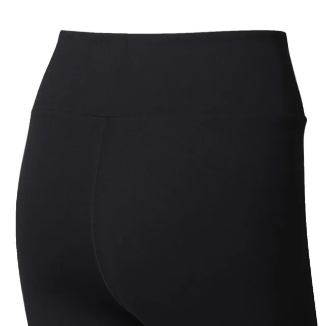 【DESCENTE】迪桑特 女士 中腰親膚中度支撐運動緊身褲 Leggings(黑色)