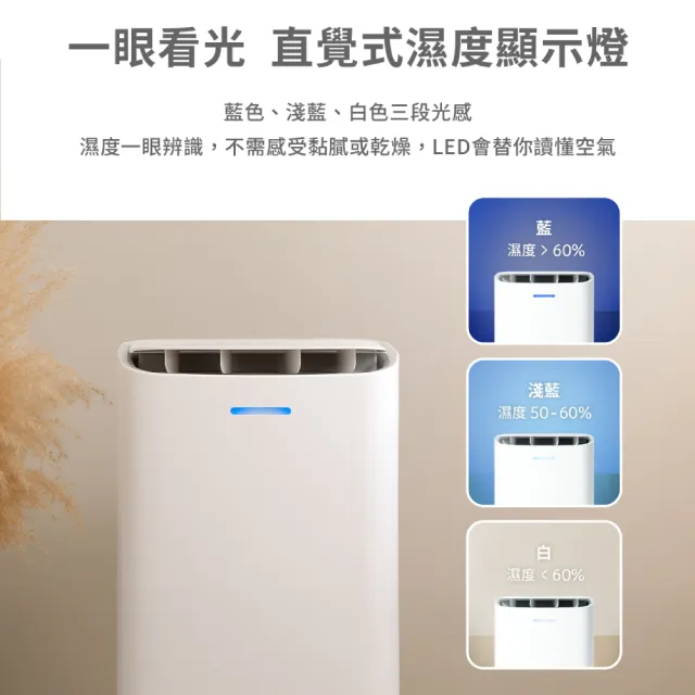 【acerpure】DRY AD1 小晴天 8L智慧靜音除濕機 AD555-10W(26年新一級能效/R290環保冷媒)
