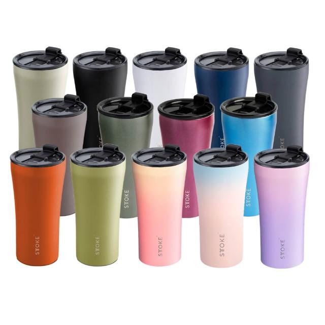 【STTOKE】精品陶瓷保溫杯 16oz/460ml(陶瓷塗層/防漏隨行/多色可選)
