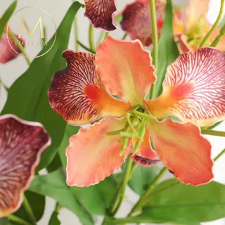 【Floral M】莫內花園愛麗絲鳶尾花仿真花花材1入組(人造花/仿真花/假花/花藝DIY/裝飾花材)