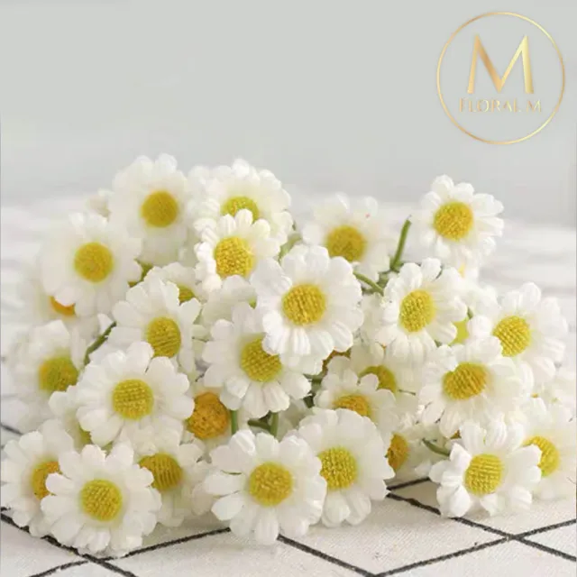 【Floral M】法式野餐洋甘菊仿真花花材1入組(人造花/仿真花/假花/花藝DIY/裝飾花材)