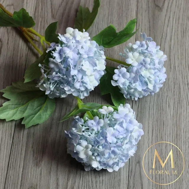 【Floral M】京都夏日繡球仿真花花材1入組(人造花/仿真花/假花/花藝DIY/裝飾花材)