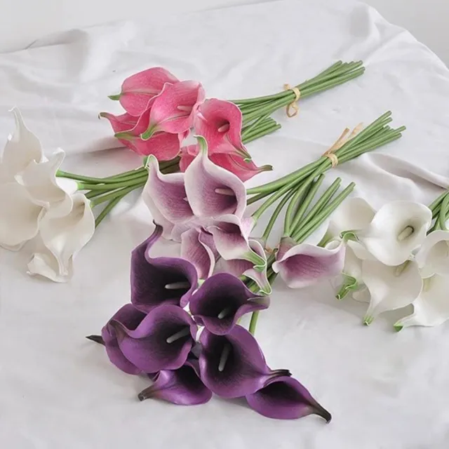 【Floral M】氣質仙女海芋仿真花花材5入組(人造花/仿真花/假花/花藝DIY/裝飾花材)