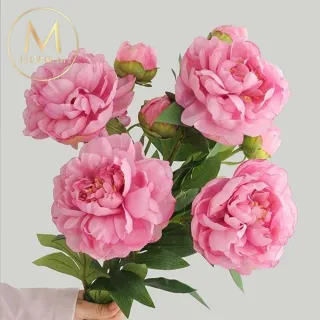 【Floral M】最高級浪漫公主芍藥仿真花花材1入組(人造花/仿真花/假花/花藝DIY/裝飾花材)