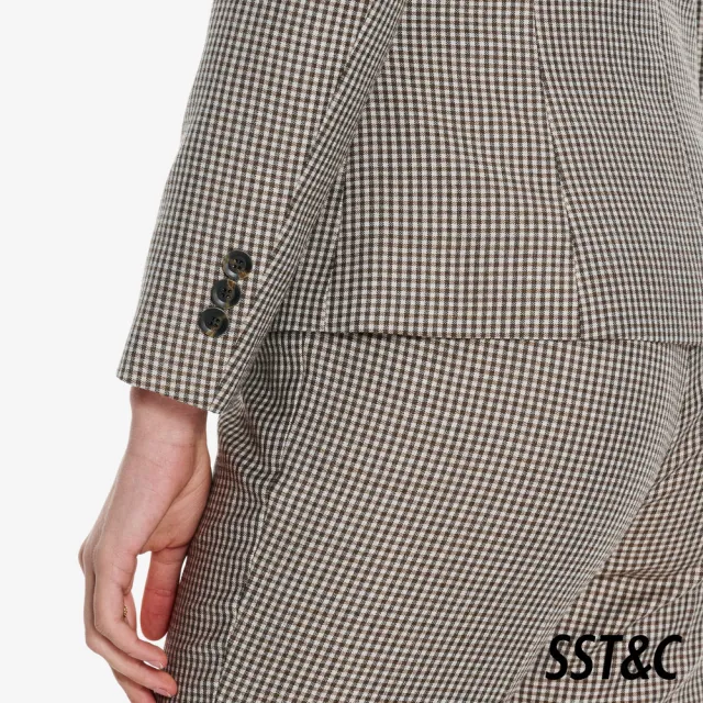 【SST&C】女裝 經典格紋修身版西裝外套01012503004(換季65折)