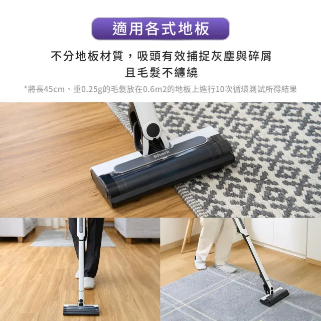 【Shark】限量A級福利品CS150 EVOPOWER Std+自動集塵無線吸塵器(輕量 抗纏結 HEPA濾網 寵物毛 車用 手持)