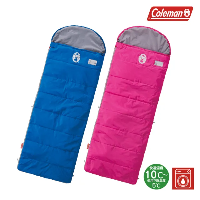 【Coleman】校園兒童睡袋C10(幼兒園睡袋 兒童睡袋 可機洗睡袋 露營睡袋)