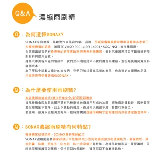 【SONAX】雨刷除油膜 海洋清新 100倍濃縮 雨刷精 雨刷水 德國進口｜官方直送