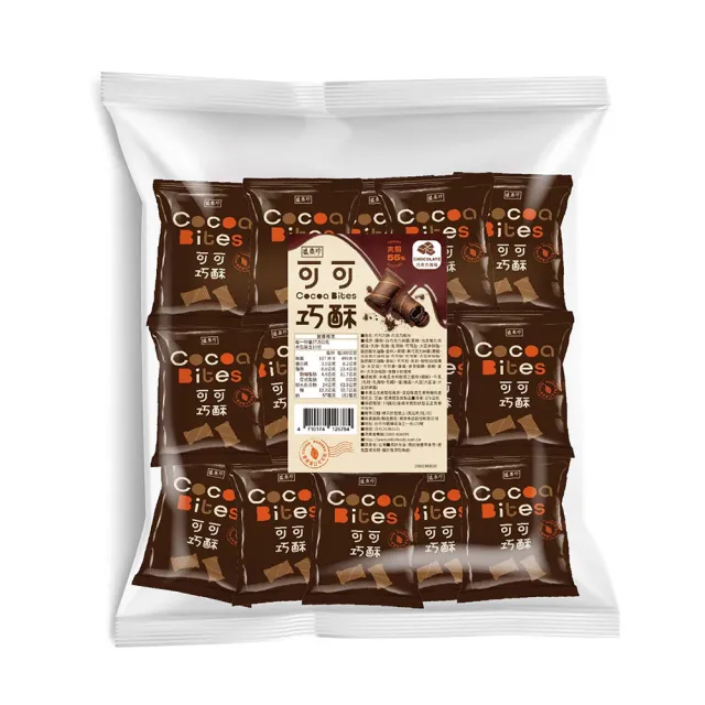 【盛香珍】可可巧酥375g/包 (起司/草莓/巧克力) 中元普渡/拜拜/澎派/餅乾