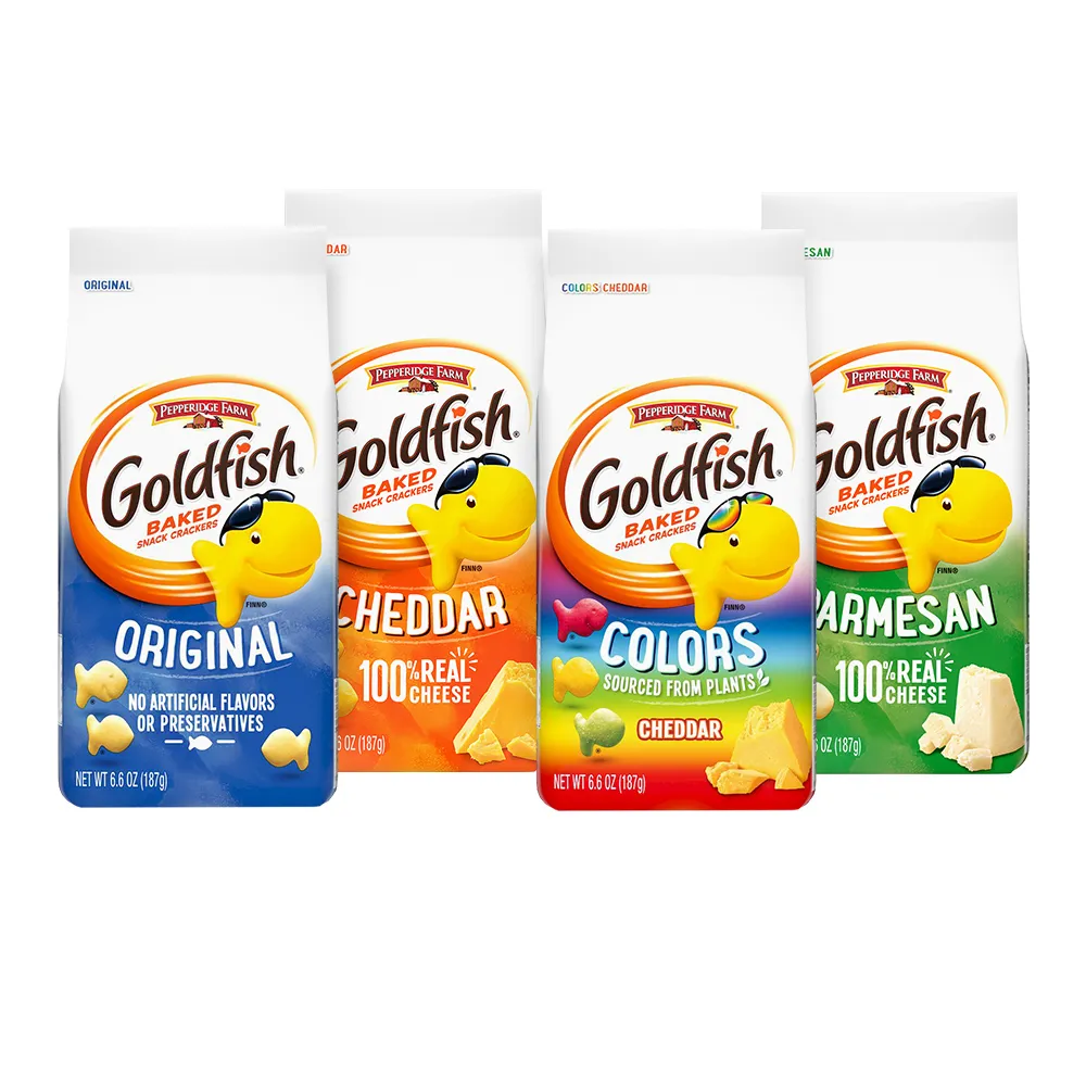 【Pepperidge Farm 琣伯莉】帕瑪森起司、原味、起士小金魚香脆餅_187g_(4口味任選)
