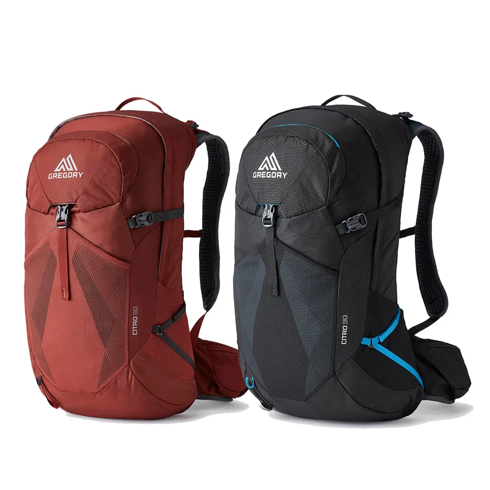 【Gregory】30L CITRO 多功能 登山背包 後背包 登山包 水袋包 磚石紅  臭氧黑(抗撕裂 耐用 單日登山)