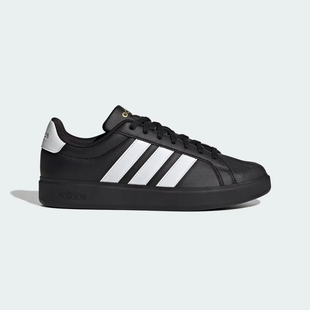 【adidas 愛迪達】Streettalk 男 運動休閒鞋 貝殼鞋 舒適 黑 白(JP8276)