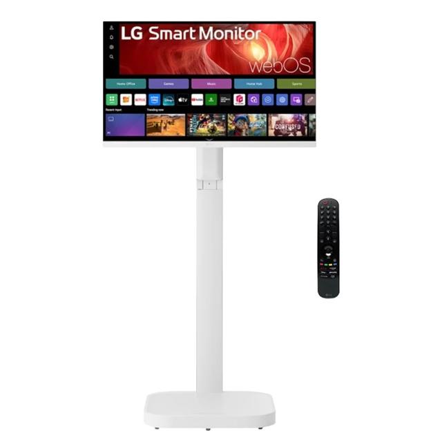 【LG 樂金】家電快配★32型SmartMonitor Duo 4K 移動式智慧螢幕斜槓機/閨蜜機/移動液晶(32U720SA-W)