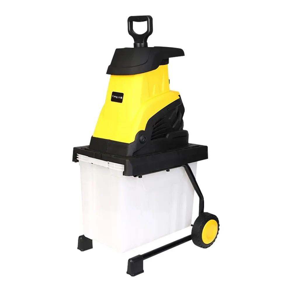 【小達】電動碎枝機 樹枝粉碎機 碎木機 55L大容量碎葉機(錳鋼刀片/雙重開關/一機多用/加厚送料板)