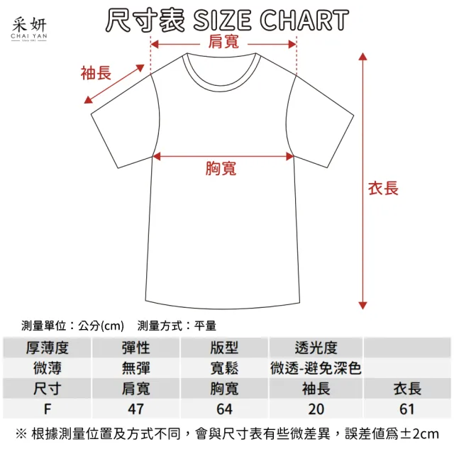 【CHAI YAN 采妍】蕾絲假兩件棉麻短袖上衣(春夏女裝/中大尺碼/專櫃/寬鬆/透氣)