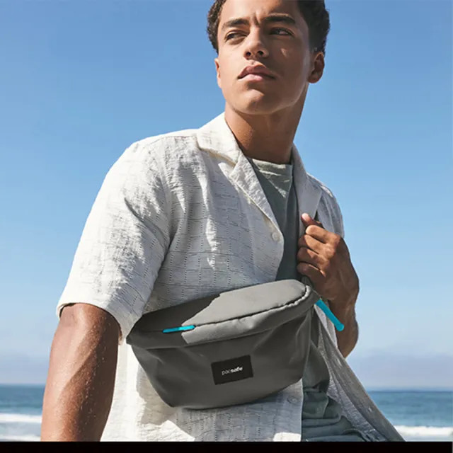 【Pacsafe】Go Sling Pack 隨行防盜斜背胸包 2.5L(胸腰包 女包  防搶包)