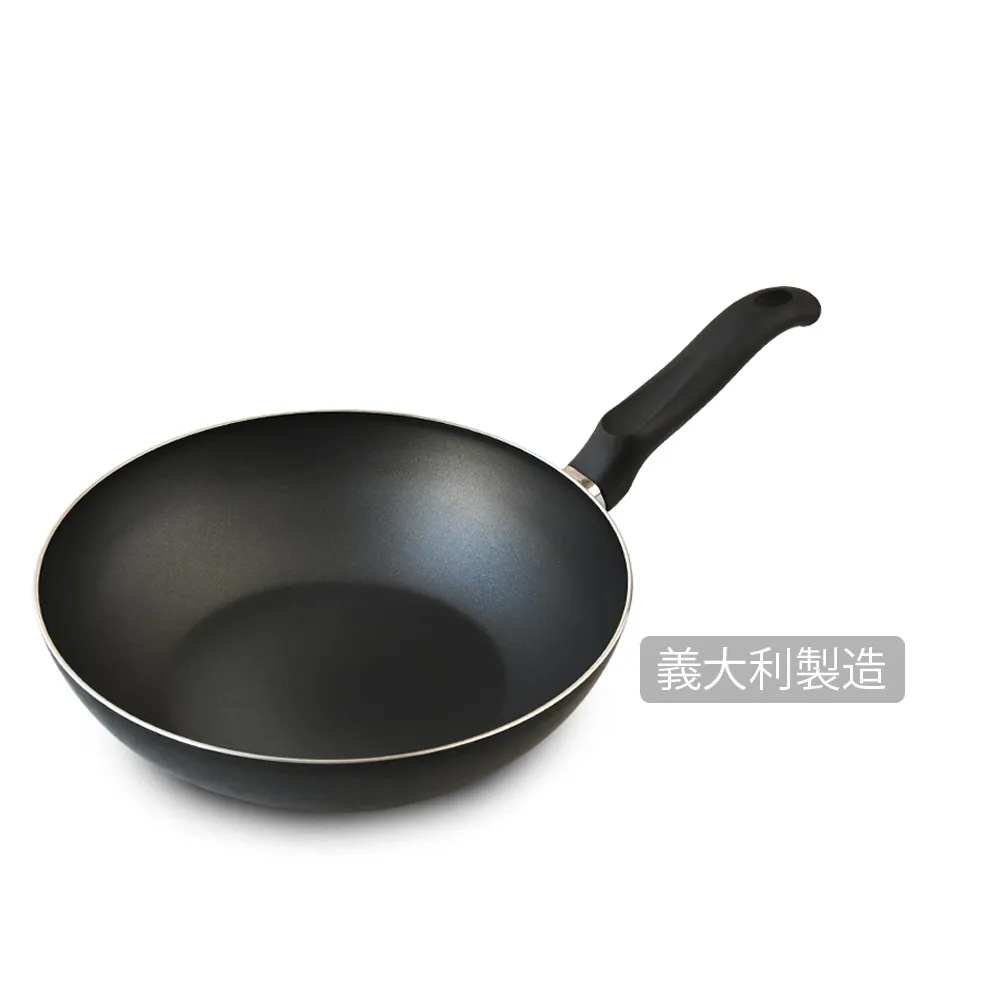 【Ballarini 班樂尼】義大利製Firenze不沾鍋炒鍋28cm(德國雙人牌集團官方直營)