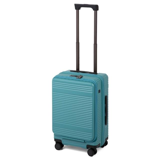 【ACE BAGS＆LUGGAGE】22吋 Saluton 前開式可擴充橫紋登機箱(多色可選05361)